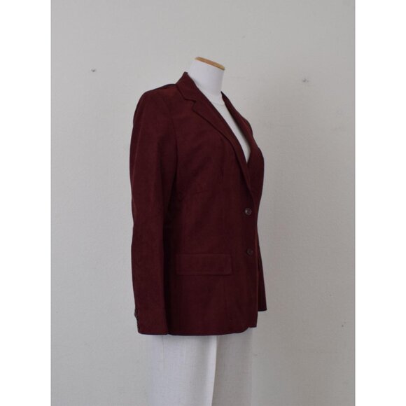 Vintage 90s Union-Made ILGWU‎ Rustic Red Jacket - Picture 4 of 10